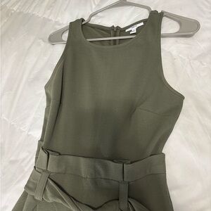 Olive green romper by Bar